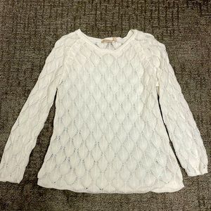 Soft Surroundings White Lightweight Sweater Size XL